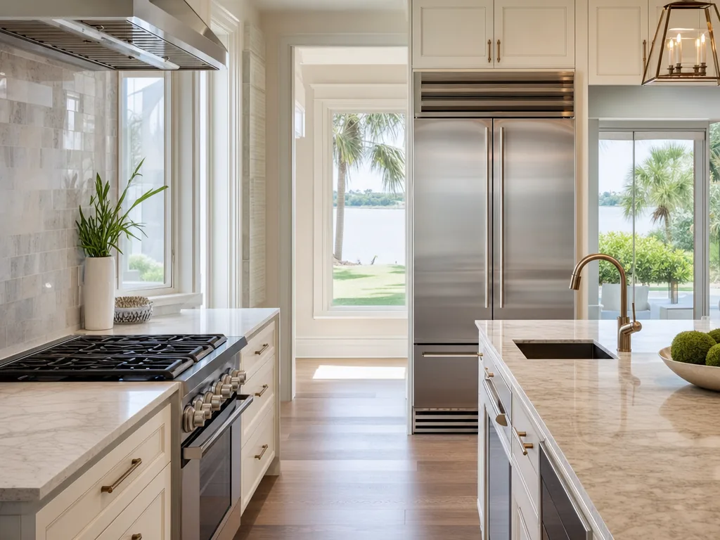 Luxury built-in kitchen in a Apollo Beach, Florida home