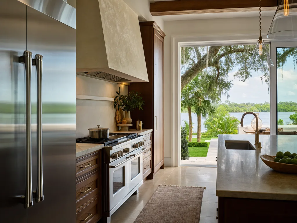 Luxury built-in kitchen in a Brandon, Florida home