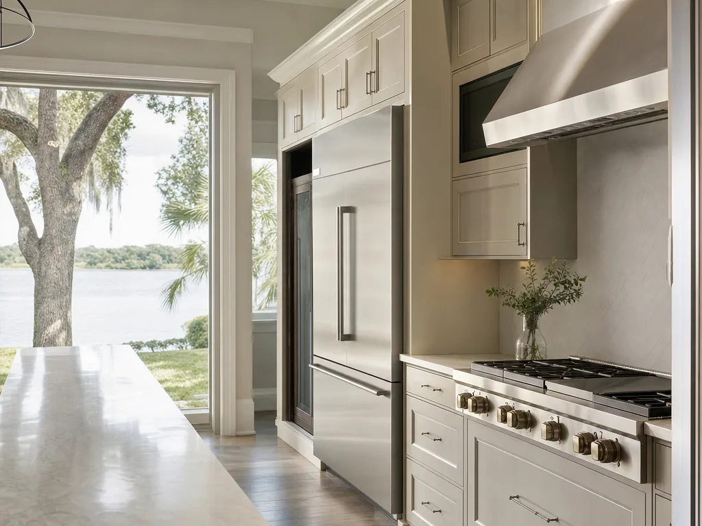 Luxury built-in kitchen in a Carrollwood, Florida home