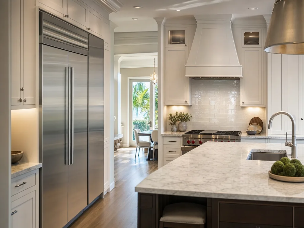 Luxury built-in kitchen in a Palm Harbor, Florida home