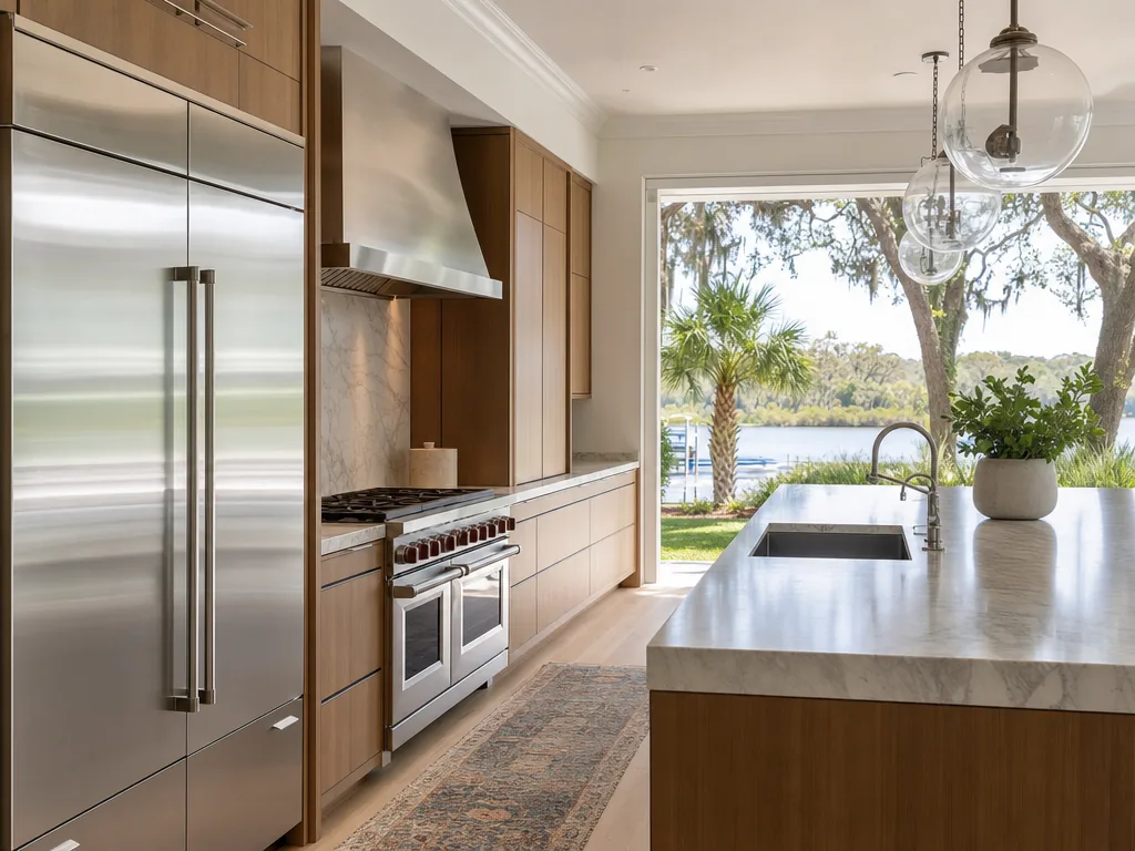 Luxury built-in kitchen in a Riverview, Florida home
